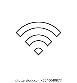 Wifi icon set. Vector illustration.