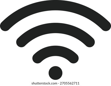 Ícone de WiFi definido. Coleção de símbolos de rede sem fio. Wi-fi e sinal de internet. sinal de conexão com a internet