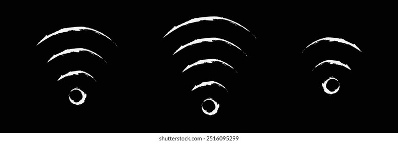 Wifi icon set. Wireless symbol collection. Internet sign. Wifi vector. WIfi icon.