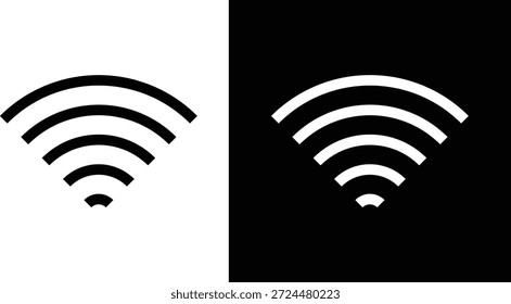 Conjunto de iconos de WiFi. Tecnología inalámbrica. Tecnología y señal de punto caliente.  Intensidad de la señal y señales de puntos calientes
