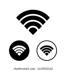 Wifi icon set.Vector illustration