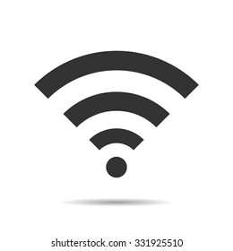 wifi icon with shadow