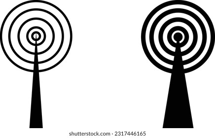 Hoja de iconos de Wi-Fi, línea de estilo plana simple y sólida ilustración vectorial aislada sobre fondo blanco. Para aplicaciones, logotipo, sitios web, símbolo , UI, UX, gráfico y diseño web. EPS 10.