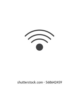 wifi icon. sign design
