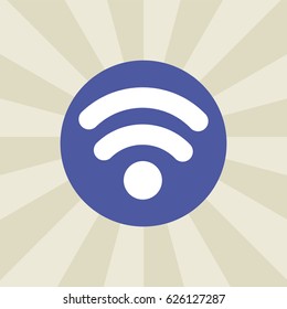 wifi icon. sign design. background