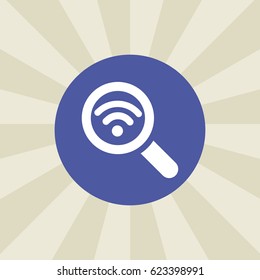 wifi icon. sign design. gradient background