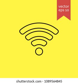 wifi. wifi icon. sign design. Vector EPS 10.
