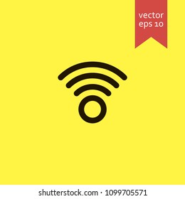 wifi. wifi icon. sign design. Vector EPS 10.