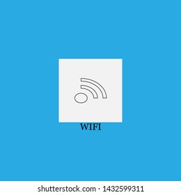 wifi icon sign signifier vector