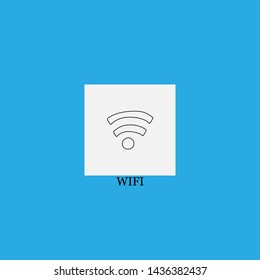 wifi icon sign signifier vector