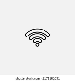 Wifi icon sign vector,Symbol, logo illustration for web and mobile
