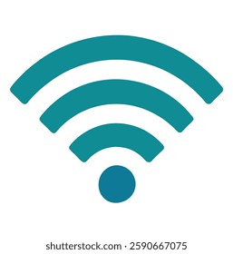 Wi-Fi icon signal sign. Network symbol. Wireless connection vector illustration. Hotspot pictogram. white backgorund