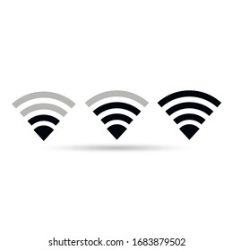 WIFI icon. Signal symbol. Vector Illustration design. EPS 10.