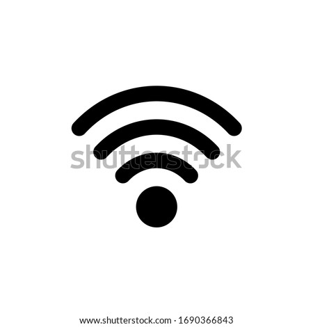 Wifi icon . Wifi signal symbol icon vector isolated