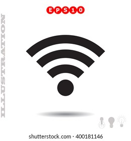 Wifi Icon. Simple Illustration.