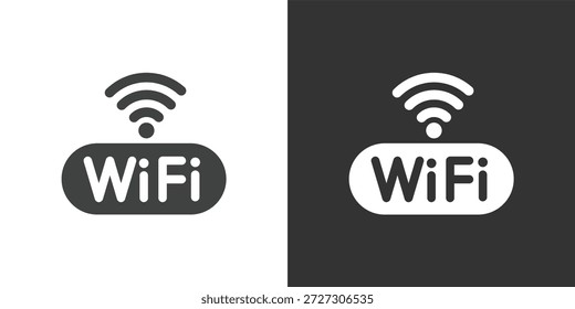 Ícone Wi-Fi. Ícone de série de glifos sólidos