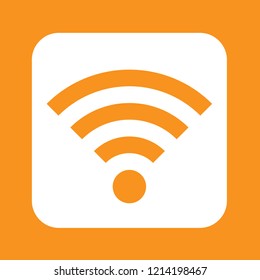 WiFi icon, stock vector illustration, EPS10.