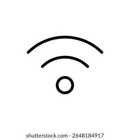 Wifi icon symbol for apps and websites. signal sign and symbol. Wireless  icon
