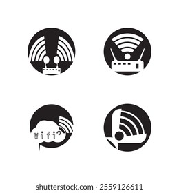 Wifi Icon And Symbol template