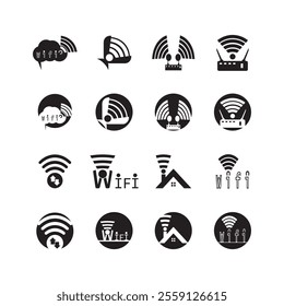 Wifi Icon And Symbol template