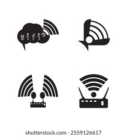 Wifi Icon And Symbol template