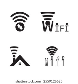 Wifi Icon And Symbol template