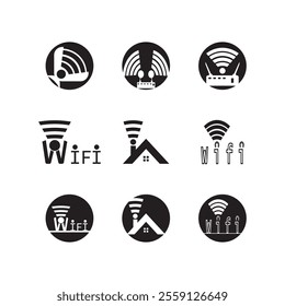 Wifi Icon And Symbol template