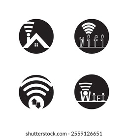 Wifi Icon And Symbol template