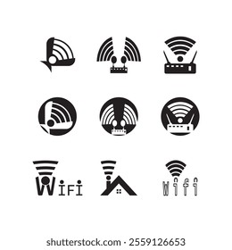 Wifi Icon And Symbol template