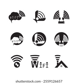 Wifi Icon And Symbol template