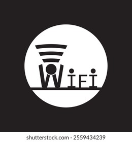 Wifi Icon And Symbol template