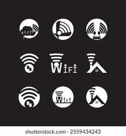 Wifi Icon And Symbol template