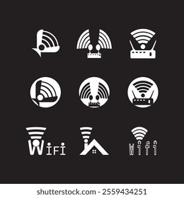 Wifi Icon And Symbol template