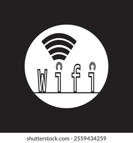 Wifi Icon And Symbol template