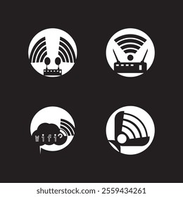 Wifi Icon And Symbol template