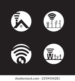 Wifi Icon And Symbol template