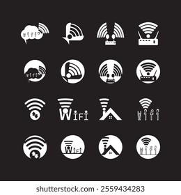 Wifi Icon And Symbol template