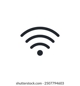 Wi-Fi icon symbol template for graphic and web design collection logo vector illustration