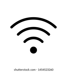 Wifi icon. Wifi symbol for use in interface design.