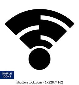 WiFi Icon Symbol. Vector illustration
