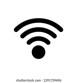 wifi icon symbol vector. on white background