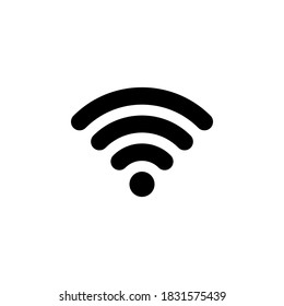 Wifi icon symbol vector on white background