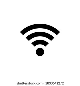 Wifi icon symbol vector on white background