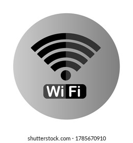 Wi-Fi icon. symbol for website Computer and mobile vector. Vector illustration.