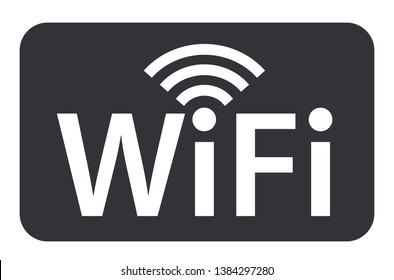 Wifi icon symbol wireless internet network connection signal