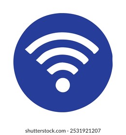 Wifi icon,  symbol of the wireless internet premium vector.
