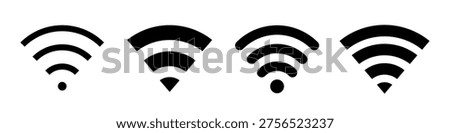 wifi icon. WiFi symbols set.