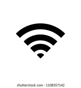  Wifi Icon in trendy flat style isolated on white background. 