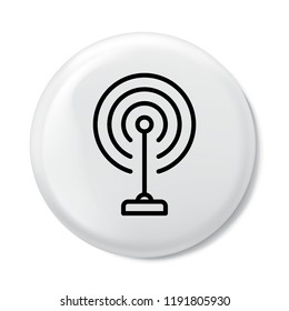 Wi-Fi icon in trendy flat style isolated on grey background. Wi-Fi icon page symbol for your web site design Wi-Fi icon logo, app, UI. Wi-Fi icon Vector illustration, EPS10.