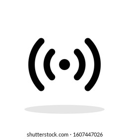 WiFi icon in trendy flat style. Wlan  symbol for your web site design, logo, app, UI Vector EPS 10.